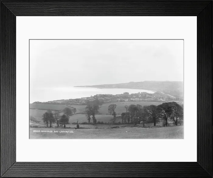 Framed Print : Scenic View of Swanage Bay Framed Print : Scenic View of Swanage Bay