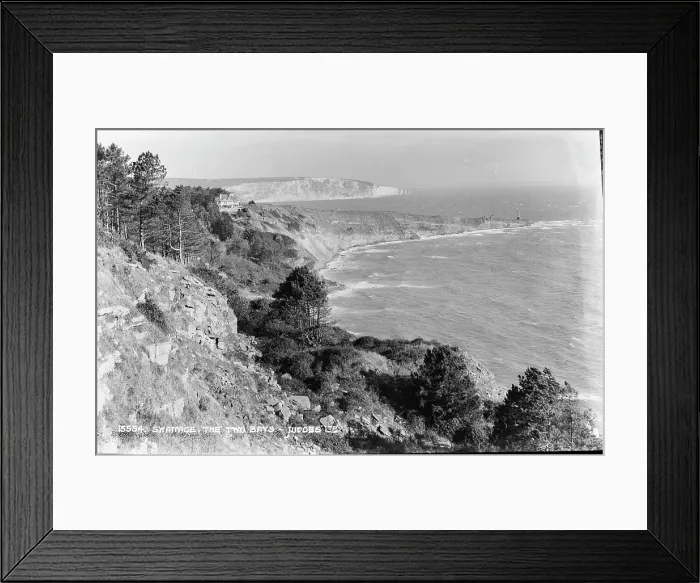 Framed Print : Scenic View of The Two Bays Framed Print : Scenic View of The Two Bays