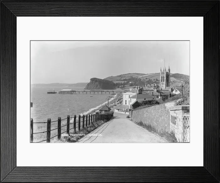 Framed Print : Teignmouth Pier and Coastal View Framed Print : Teignmouth Pier and Coastal View