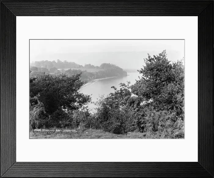 Framed Print : Scenic View of Studland Bay Framed Print : Scenic View of Studland Bay