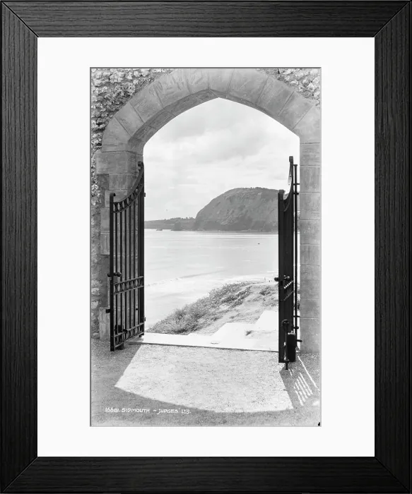 Framed Print : View Through the Gate Framed Print : View Through the Gate