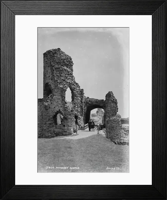 Framed Print : Pevensey Castle Ruins Framed Print : Pevensey Castle Ruins