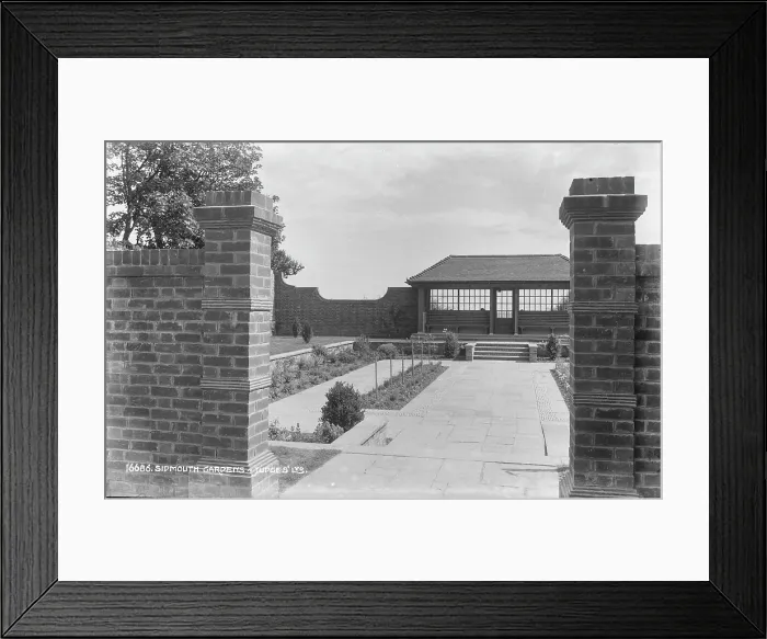 Framed Print : Sidmouth Gardens Framed Print : Sidmouth Gardens