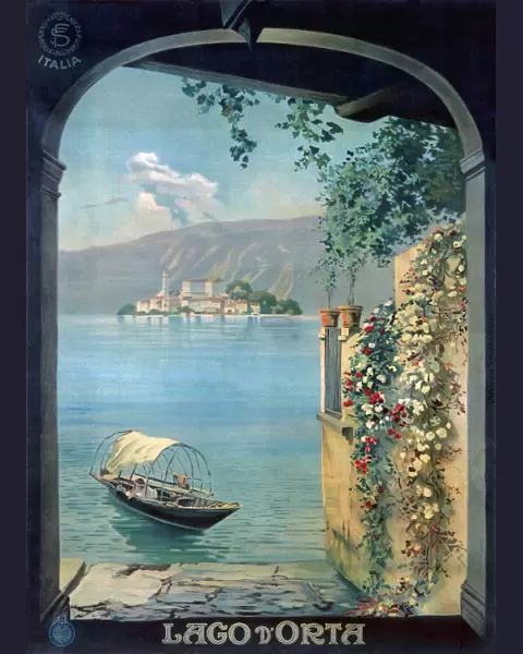 Poster for Lago d Orta, Italy