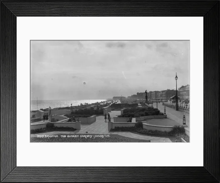 Framed Print : The Sunken Garden, Brighton Framed Print : The Sunken Garden, Brighton