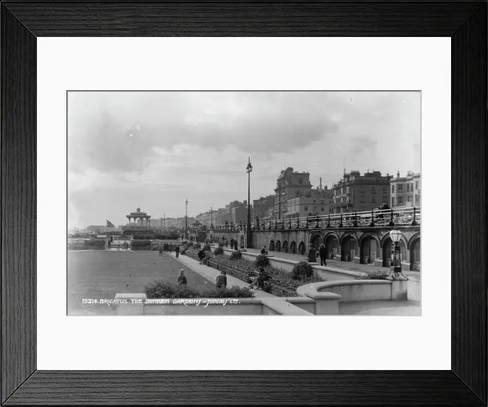 Framed Print : The Sunken Garden, Brighton Framed Print : The Sunken Garden, Brighton