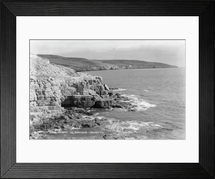 Framed Print : Coastal View at Winspit Framed Print : Coastal View at Winspit