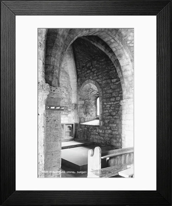 Framed Print : Interior of St. Aldhelm's Chapel Framed Print : Interior of St. Aldhelm's Chapel