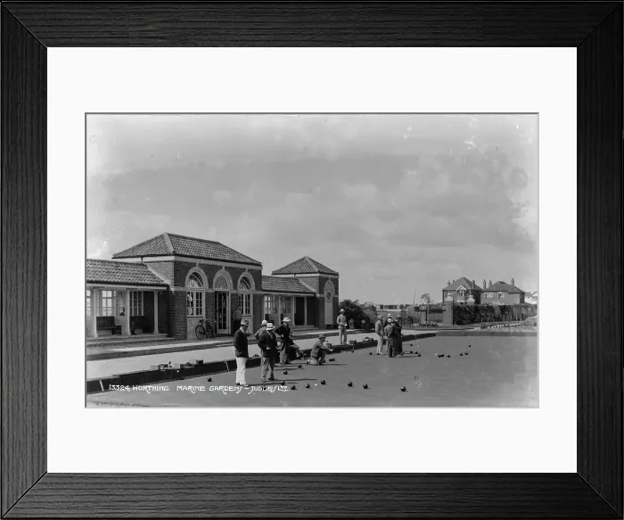 Framed Print : Bowling at Marine Gardens Framed Print : Bowling at Marine Gardens