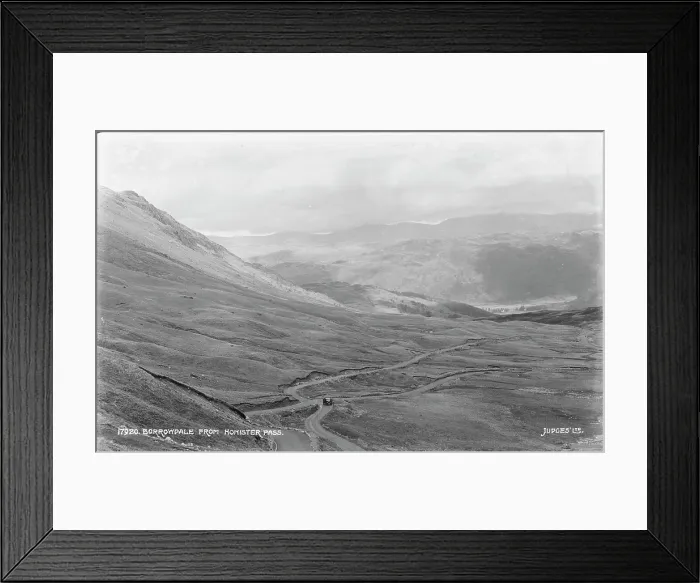Framed Print : Borrowdale from Honister Pass Framed Print : Borrowdale from Honister Pass