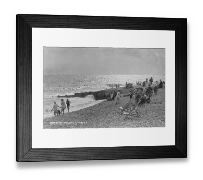 Framed Print : A Day at Hove Beach Framed Print : A Day at Hove Beach