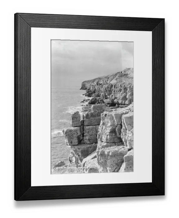Framed Print : Coastal Cliffs at Winspit Framed Print : Coastal Cliffs at Winspit