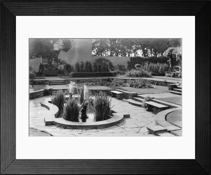 Framed Print : Denton Garden Framed Print : Denton Garden