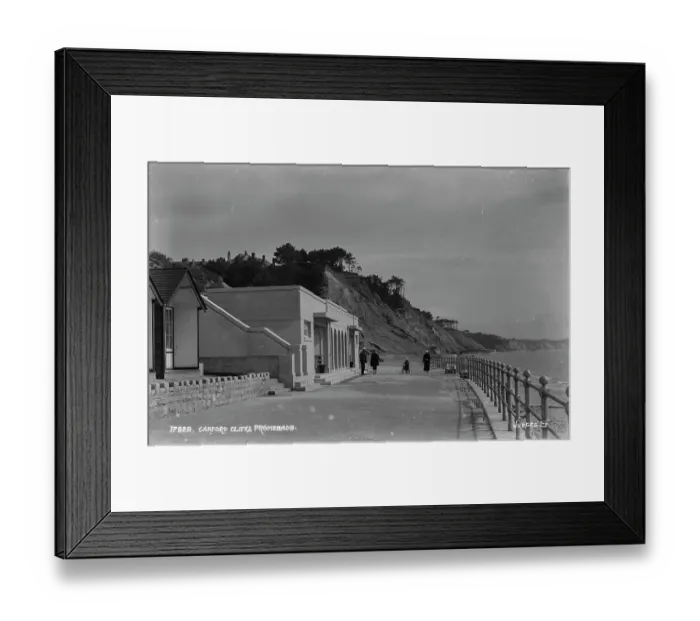Framed Print : Canford Cliffs Promenade Framed Print : Canford Cliffs Promenade