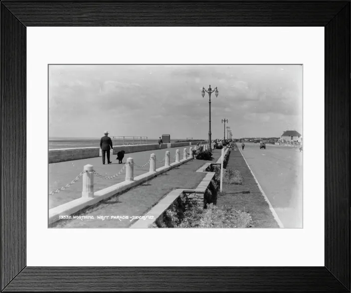 Framed Print : Stroll Along West Parade Framed Print : Stroll Along West Parade