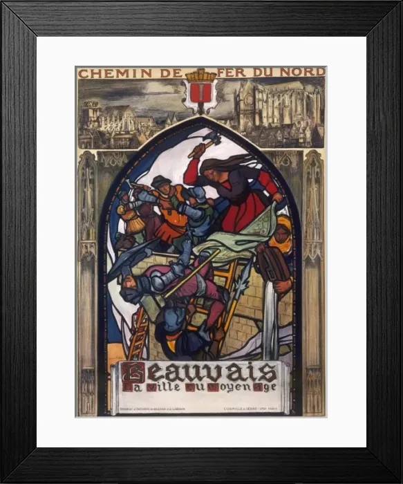 Framed Print : Poster for railway trips to Beauvais Framed Print : Poster for railway trips to Beauvais
