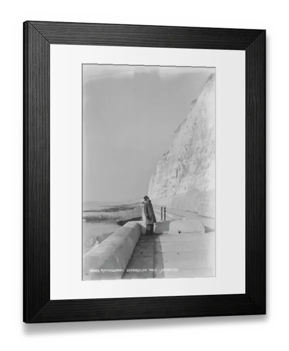Framed Print : A Stroll Along Undercliff Walk Framed Print : A Stroll Along Undercliff Walk