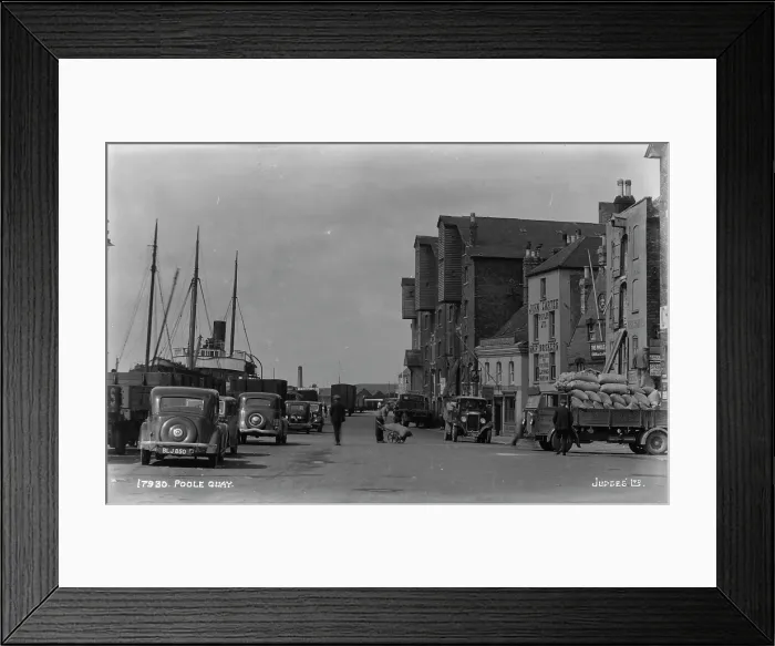 Framed Print : Poole Quay in the Past Framed Print : Poole Quay in the Past