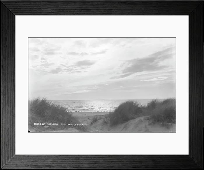 Framed Print : Evening at Harlech Beach Framed Print : Evening at Harlech Beach