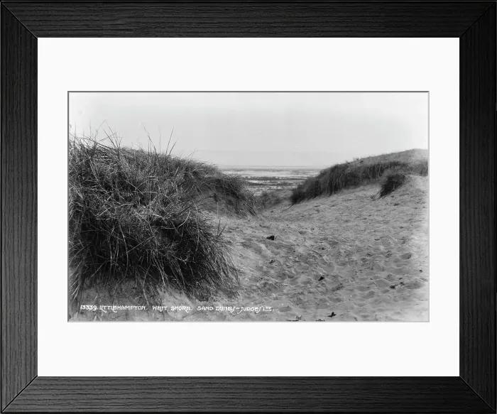 Framed Print : Sand Dunes at Littlehampton West Shore Framed Print : Sand Dunes at Littlehampton West Shore