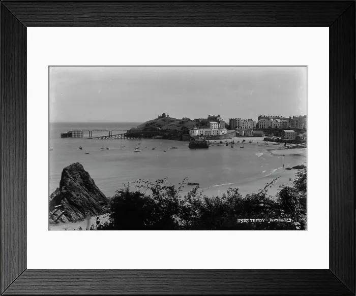 Framed Print : Scenic View of Tenby Framed Print : Scenic View of Tenby