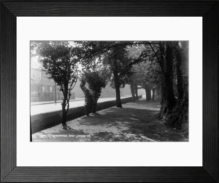 Framed Print : A Serene Pathway in Littlehampton Framed Print : A Serene Pathway in Littlehampton