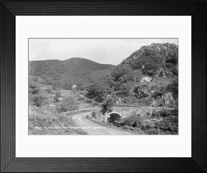 Framed Print : Scenic View of Pennant Valley near Criccieth Framed Print : Scenic View of Pennant Valley near Criccieth