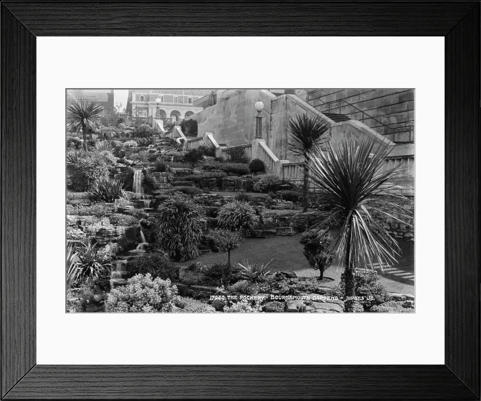 Framed Print : The Rockery in Bournemouth Gardens Framed Print : The Rockery in Bournemouth Gardens