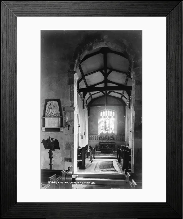 Framed Print : Interior of Lymminster Church Framed Print : Interior of Lymminster Church