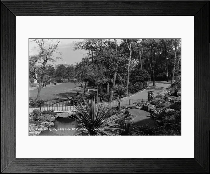 Framed Print : The Lower Gardens Framed Print : The Lower Gardens