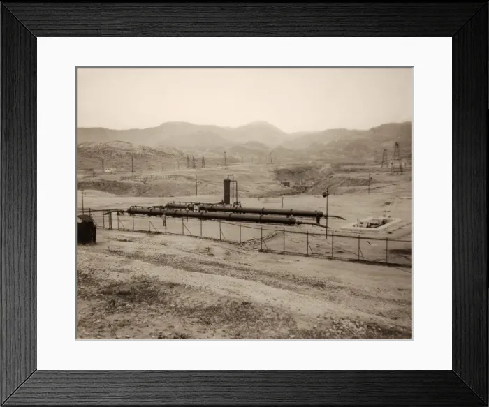 Framed Print : Gas Separators - Middle East Framed Print : Gas Separators - Middle East