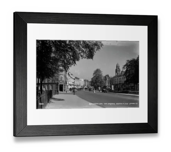 Framed Print : Leamington Spa - The Gardens, Euston Place Framed Print : Leamington Spa - The Gardens, Euston Place