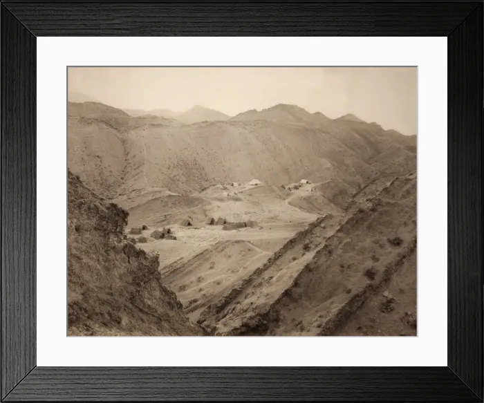 Framed Print : Camp in the Mountains of Iran Framed Print : Camp in the Mountains of Iran