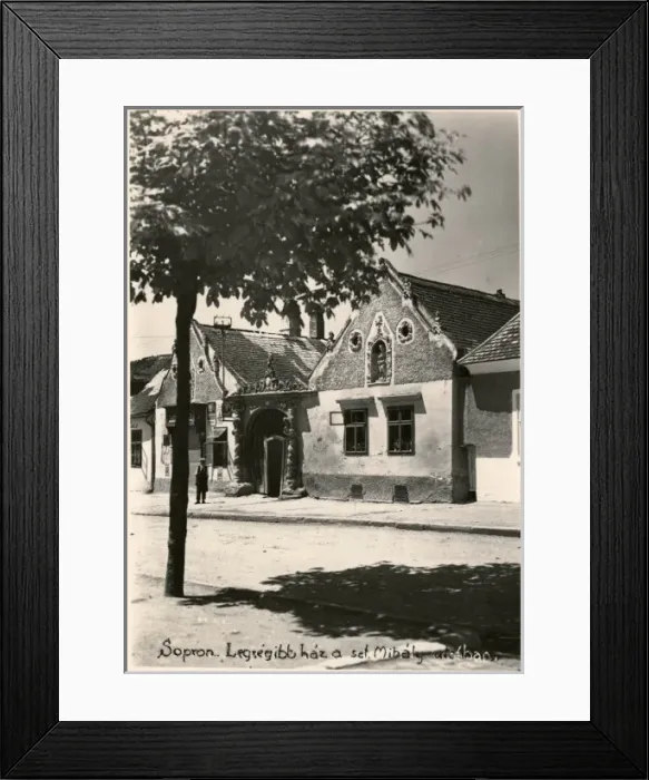 Framed Print : Sopron, Hungary - House of St Michael Framed Print : Sopron, Hungary - House of St Michael