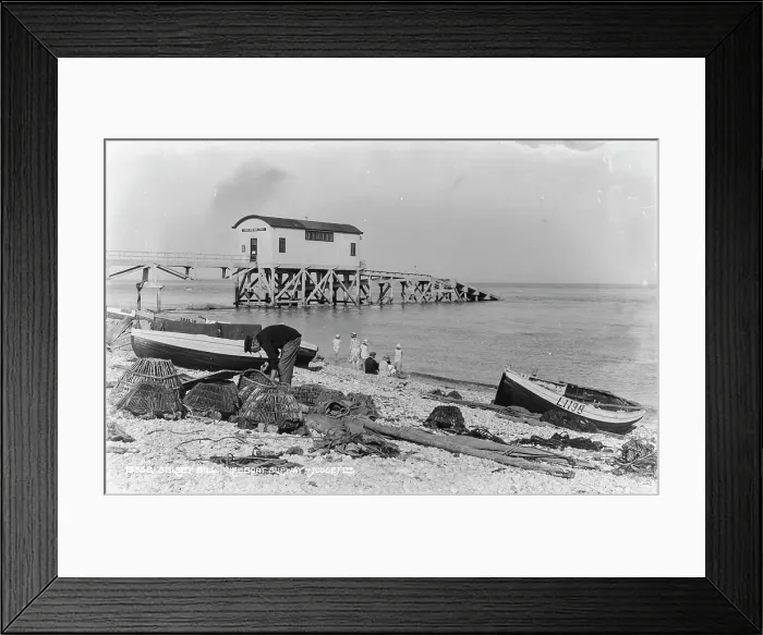 Framed Print : Selsey Bill Lifeboat Slipway Framed Print : Selsey Bill Lifeboat Slipway
