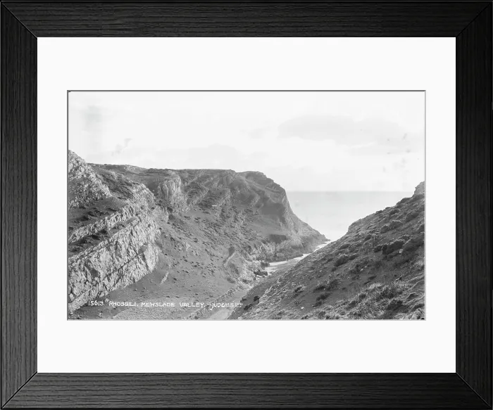 Framed Print : Rhossili Mewslade Valley Framed Print : Rhossili Mewslade Valley