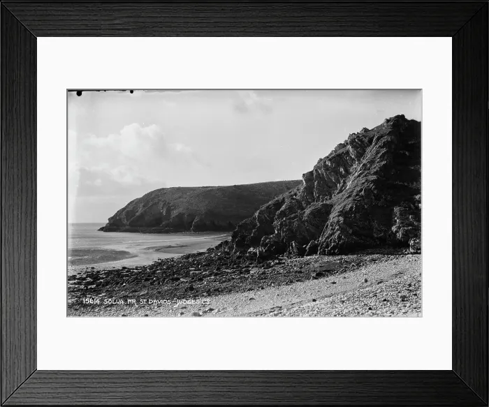 Framed Print : Coastal Landscape near St. Davids Framed Print : Coastal Landscape near St. Davids