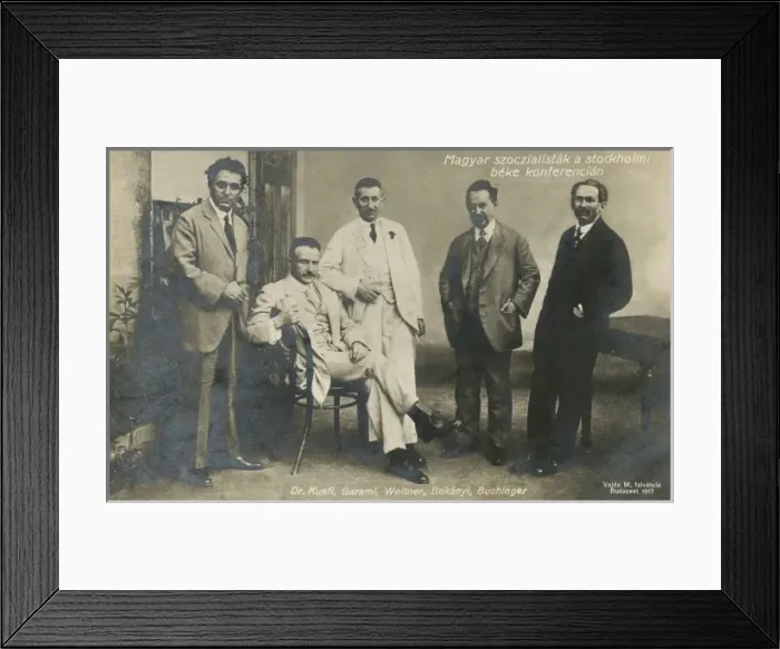 Framed Print : Hungarian Socialist delegation Framed Print : Hungarian Socialist delegation