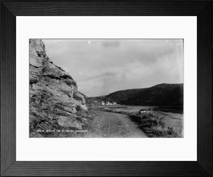 Framed Print : Solva Near St. Davids Framed Print : Solva Near St. Davids