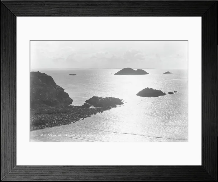 Framed Print : Solva and the Islands near St. Davids Framed Print : Solva and the Islands near St. Davids