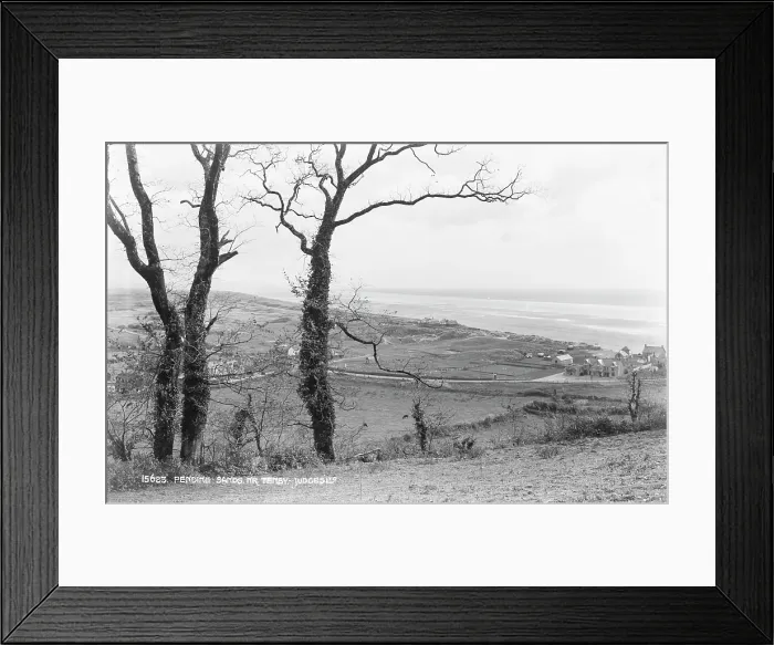 Framed Print : Scenic View of Pendine Sands Framed Print : Scenic View of Pendine Sands