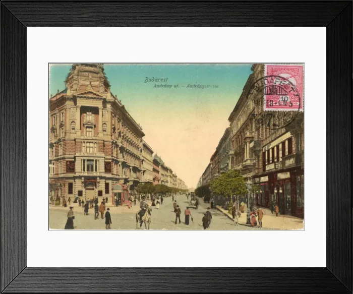 Framed Print : Budapest, Hungary - Andrassy Street Framed Print : Budapest, Hungary - Andrassy Street