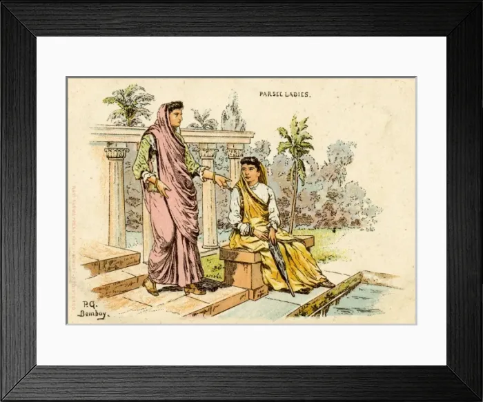 Framed Print : India - Parsee Ladies Framed Print : India - Parsee Ladies
