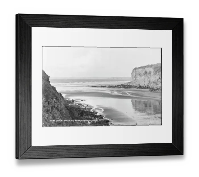 Framed Print : Little Haven, Near Haverfordwest Framed Print : Little Haven, Near Haverfordwest