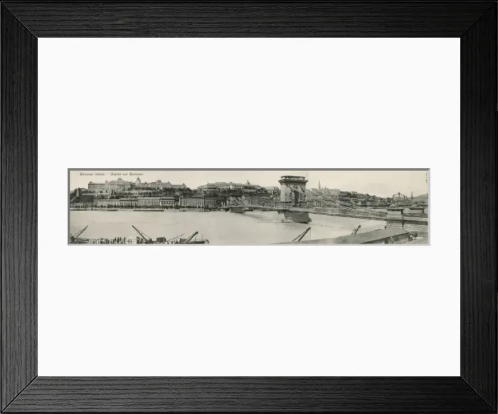 Framed Print : Panorama of Budapest, Hungary Framed Print : Panorama of Budapest, Hungary