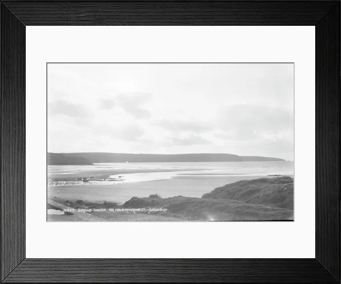 Framed Print : Scenic View of Broad Haven Framed Print : Scenic View of Broad Haven