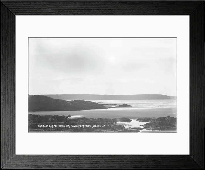 Framed Print : At Broad Haven, Near Haverfordwest Framed Print : At Broad Haven, Near Haverfordwest