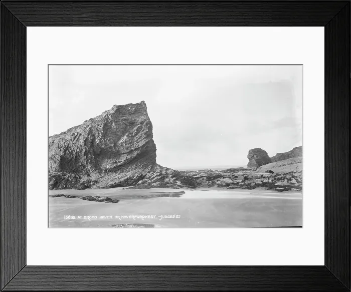 Framed Print : Rocky Coastline at Broad Haven Framed Print : Rocky Coastline at Broad Haven