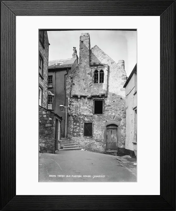 Framed Print : Old Flemish House in Tenby Framed Print : Old Flemish House in Tenby