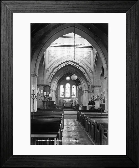 Framed Print : Interior of Whippingham Church Framed Print : Interior of Whippingham Church